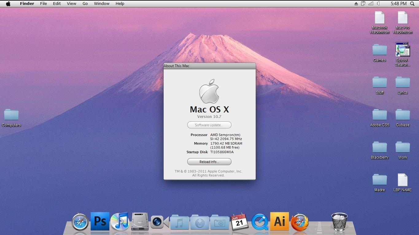 mac os x lion 10.7 free download full version